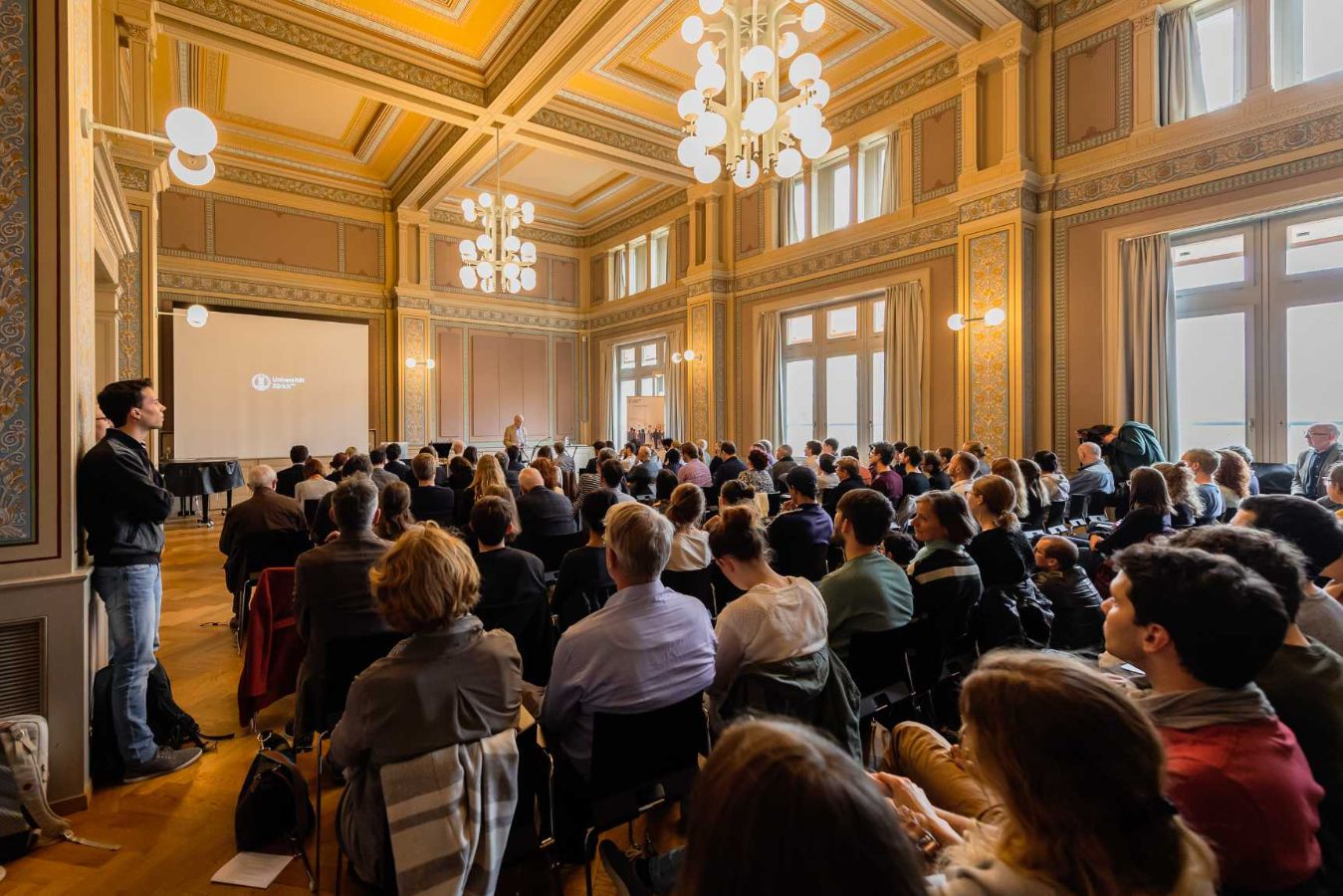 Grosses Interesse am UZH Digital Forum 2019, das sich in mehreren Veranstaltungen mit Fragen zu Big Data und Künstlicher Intelligenz befasste. (Bild: zVg)